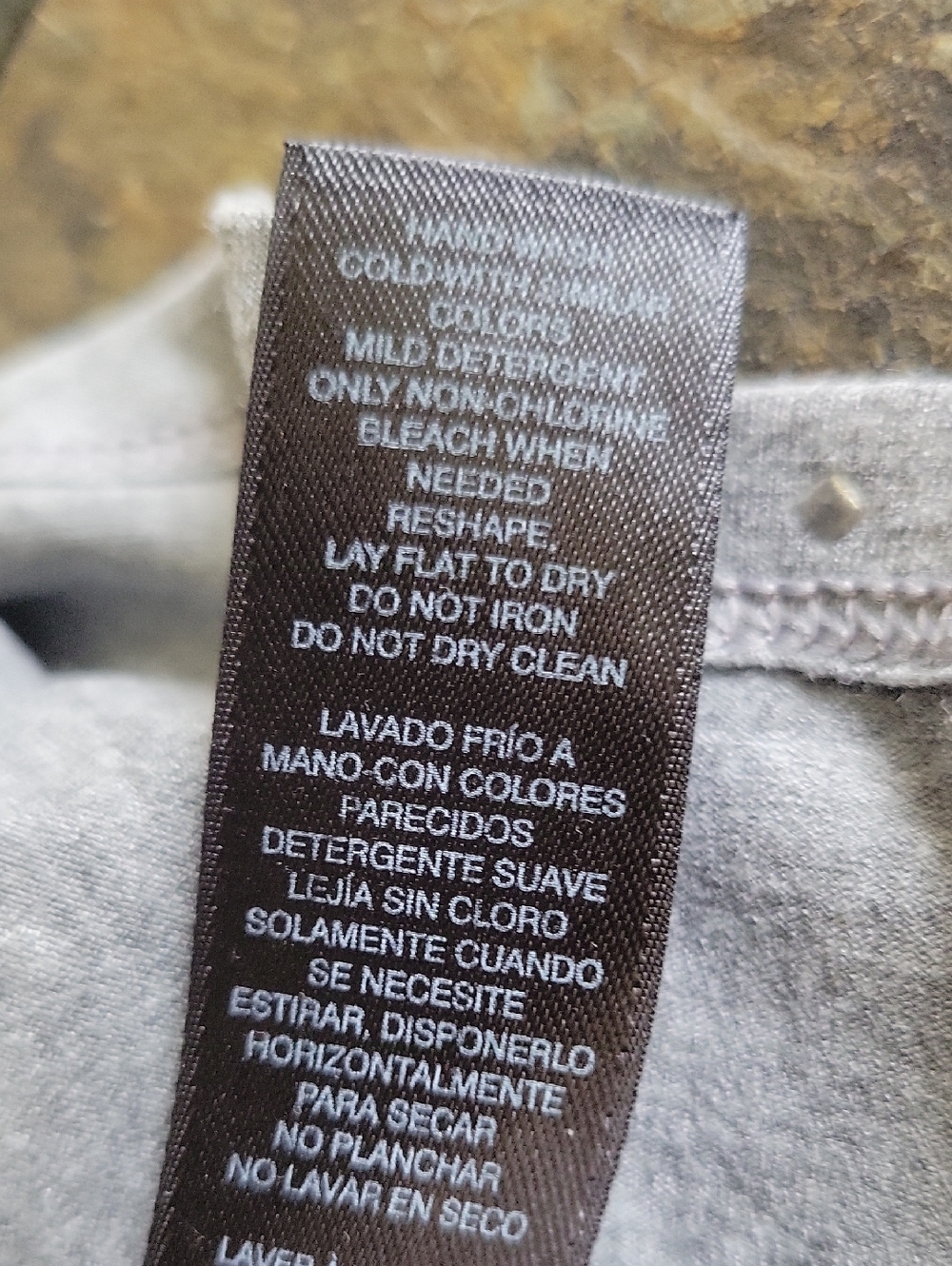 White House Black Market Top, Medium, Gray/Silver - Picture 10 of 10